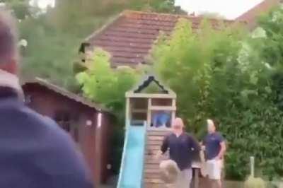 When the dads are left to watch the kids