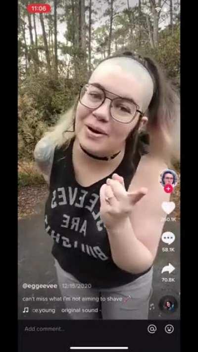 This girl... Physically cringing rn