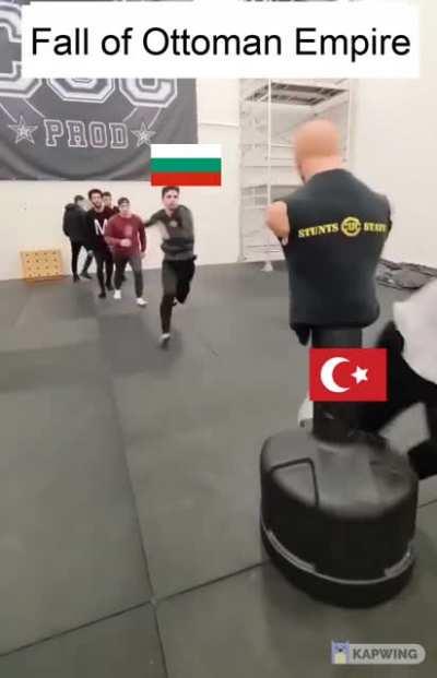 Fall of Ottoman Empire explained in 15 sec