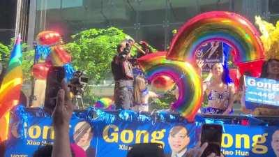 Gong at toronto pride today