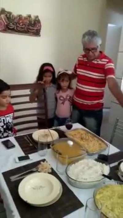 bro has a too powerful hand wave