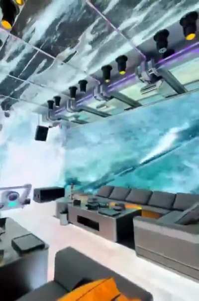 An immersive LED walled night club