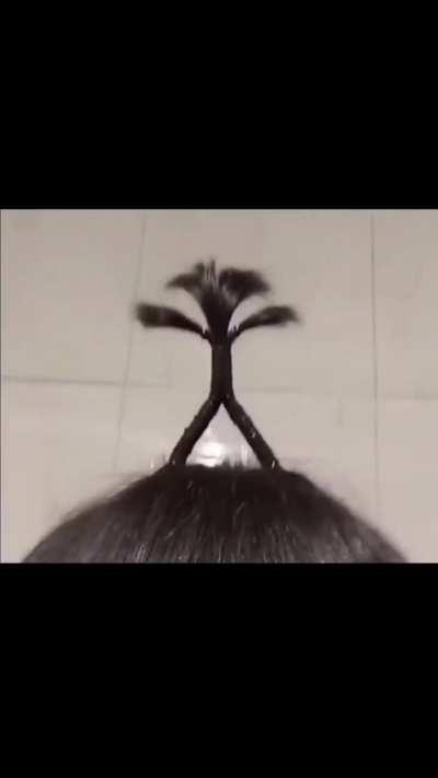 When you hair starts dancing