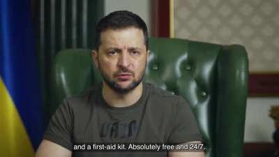 President Zelensky's Latest Address. 22/11/22. Duration 6m20. English Subtitles.