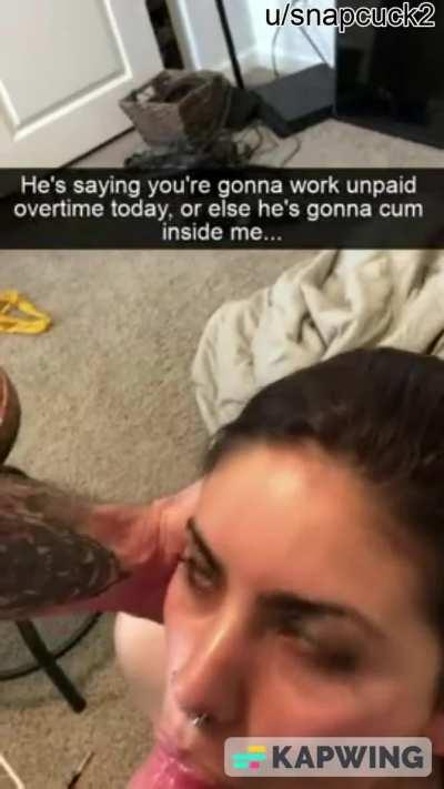 [Sound] Your boss had been bullying you at work for quite some while, but now he went quite a bit further... What would your reaction be if your gf sent you this?