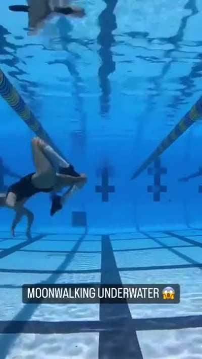 Moonwalk underwater!