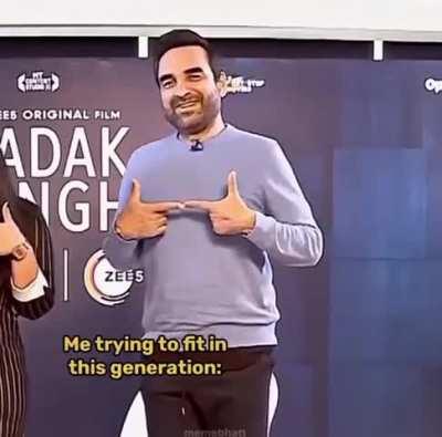 Pankaj Tripathi learning new Gen-Z slangs.