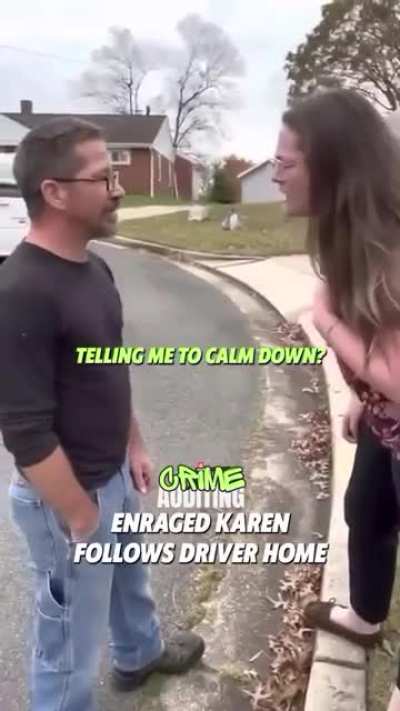 Karen freaks out and threatens to break a man's glasses with her bare hands.