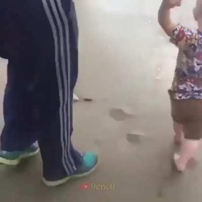 A nice walk on the beach