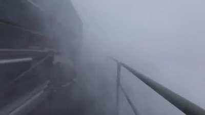 Moving between buildings in Antarctica