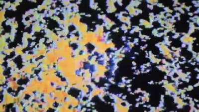 Glitchart using VHS + CRT :)