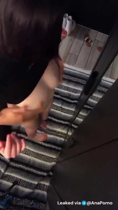 Asian fien shyt standing doggy