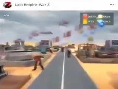 Mobile ad straight up stealing assets. Jokes about 