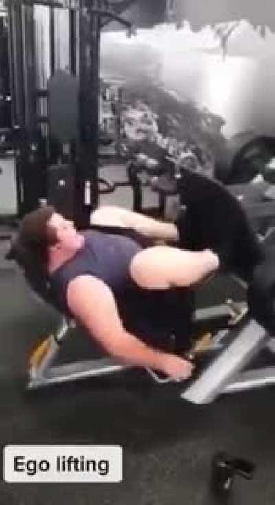 ..to lift too much weight after eating at a buffet (sound on)