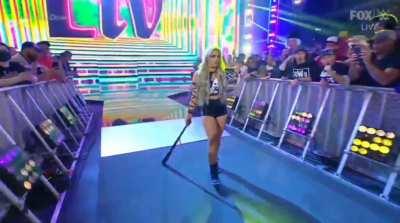 On WWE SmackDown: Natalya vs Ronda Rousey