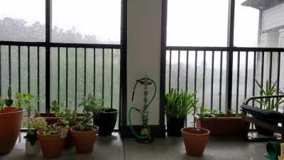 Central Florida right now. It's been raining a lot every single day, and we're due to get a hurricane early next week.