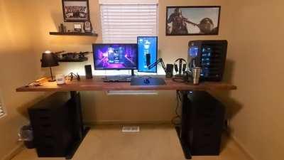 my wife got me this sit/stand motor kit, and I'm loving it!