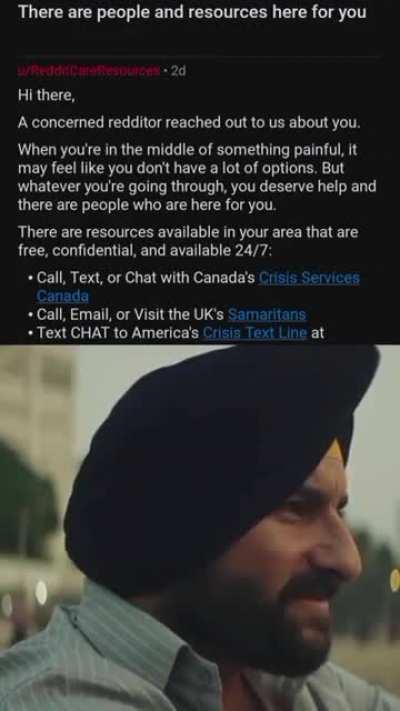 finally someone cared about me