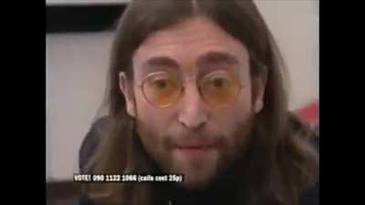 John Lennon gets pissed off at BBC Journalist