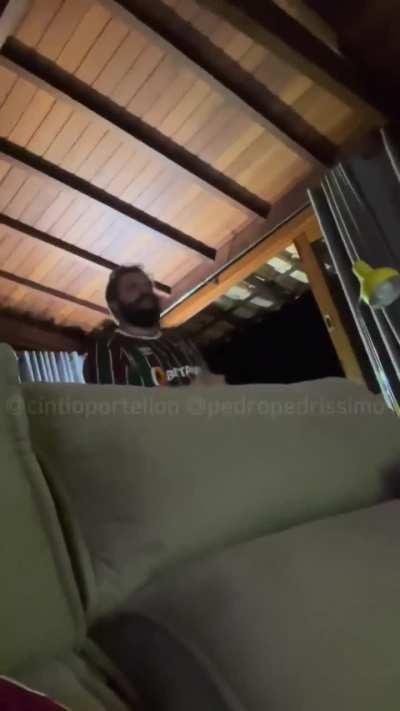 A mente do torcedor do Fluminense durante o segundo jogo da semifinal.