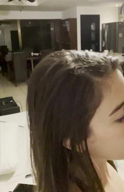 Begging daddy for his cum 😝