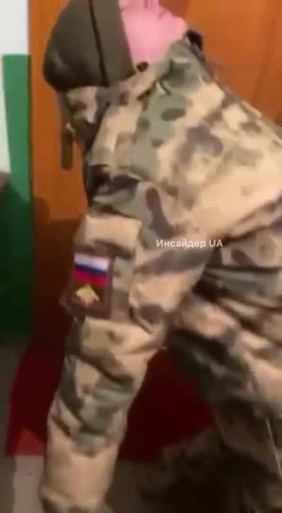 Soldier in the clouds