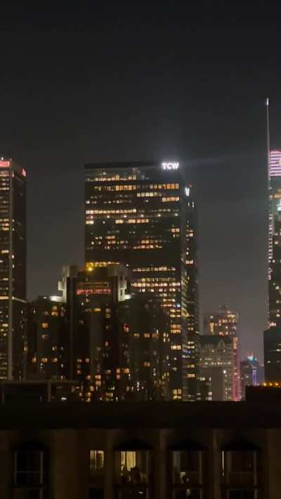 Update: It’s over everyone! No more flashing on the TCW Tower.