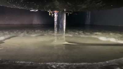 Chill Water Tank Draining.