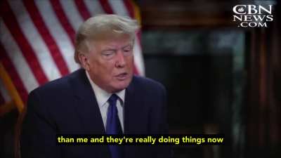 Trump: “Nobody has done more for Christianity, no one has done more for religion of all types than me.”