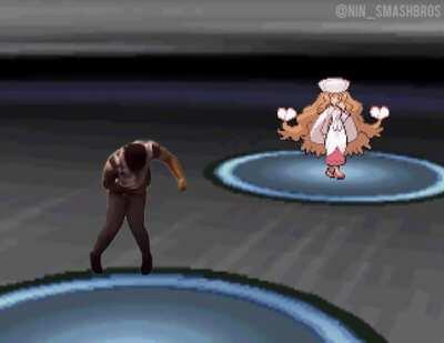 Fighting the elite four in Black & White.