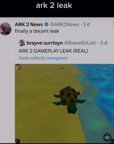 Ark 2 leaked game footage