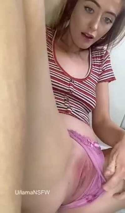 I cum in my panties and this is the result 🙈