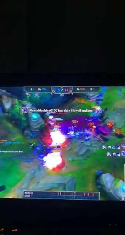 Breaking the barrier of sound, apologies for not screen recording it <3