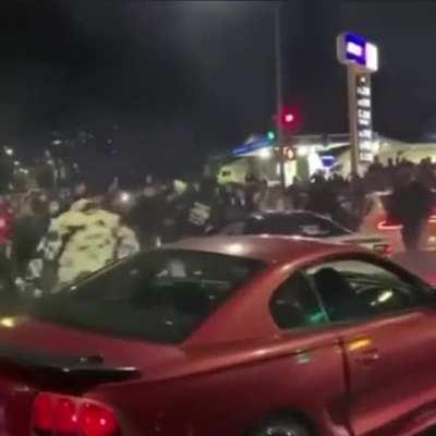 Crash. Brawl. Shootout. Looks like something out of Fast & Furious.