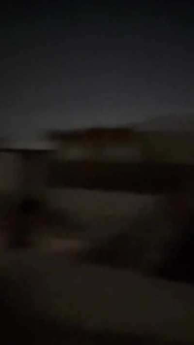 Indian Defence forces using Russian S-400 aerial defence system to take out Pakistani drones and missiles attacking the city of Jammu, India.