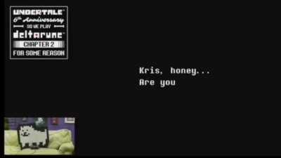 Lol, Scott predicted the opening of Deltarune chapter 2