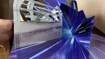 I had a pop-up book published - here’s the Millennium Falcon Cockpit from it.