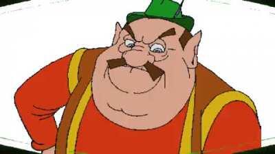 Heavy destroys Morshu's shop