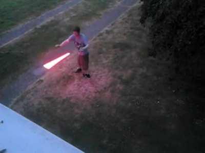 That moment when you realize your neighbor has the force