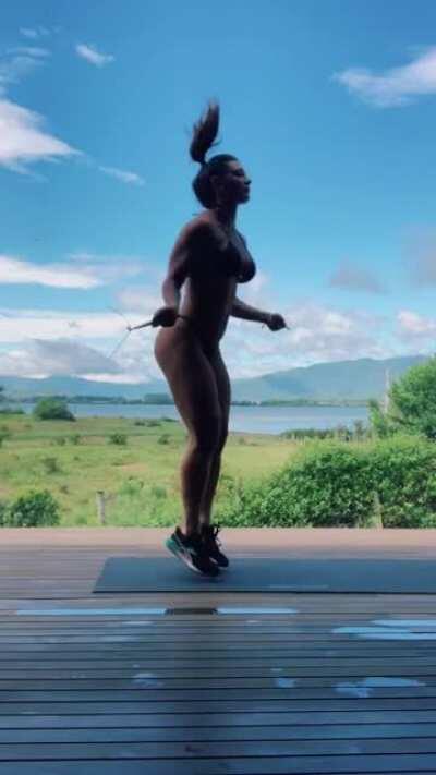 Best outfit for skipping rope.