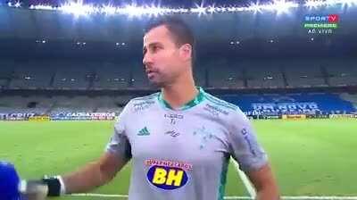 Entrevista do Fábio após nova derrota do Cruzeiro.