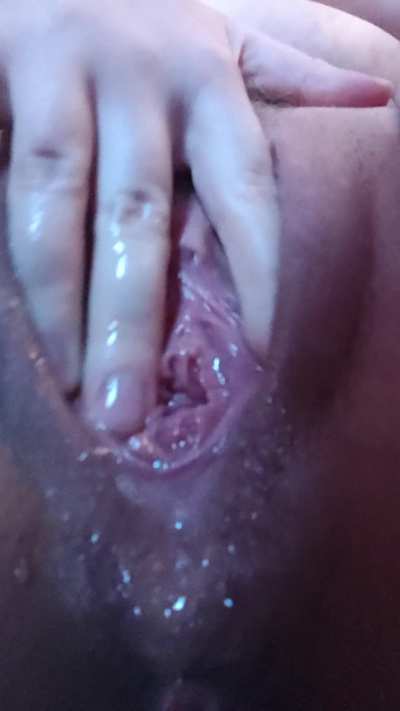 Spreading myself open for your viewing pleasure
