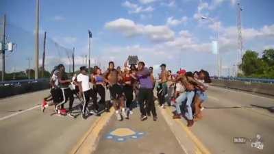 Me and the boys when the intro kicks in