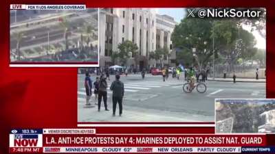 Trucks full of BIONIC FACE SHIELDS are showing up to distribute to rioters on the streets of Los Angeles