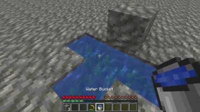 How To Make an Infinite Water Source From 1 Block