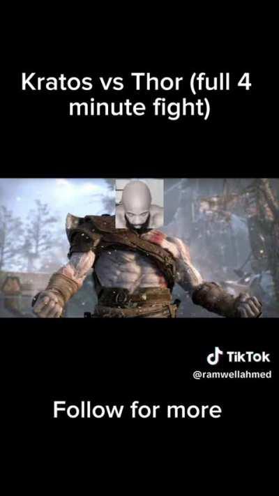 Kratos vs thor 