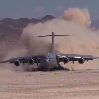C-17 Desert Landing