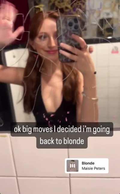 Blonde Ellie is Coming Back