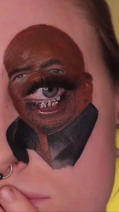 Steve Harvey makeup…