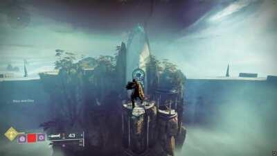 Morgeth bridge flight as a Hunter! Learned this today, decided to record a quick video to show how to do it for anyone who doesn't have other classes and still wants the chest (: